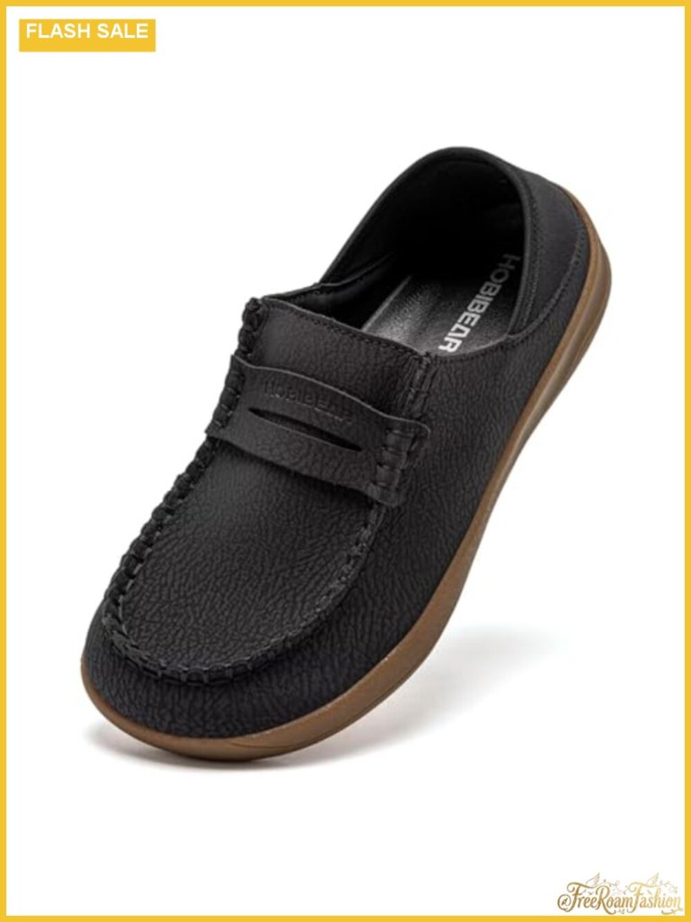 Leather Mary Jane Flats Wide Toe Box Barefoot Comfort Shoes